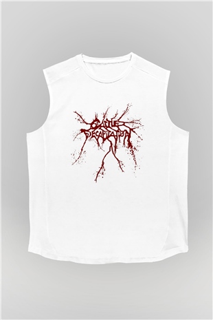 Cattle Decapitation Beyaz Unisex Kolsuz Tişört