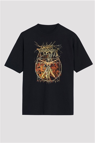 Cattle Decapitation Siyah Unisex Oversize Tişört T-Shirt