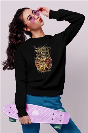 Cattle Decapitation Siyah Unisex Sweatshirt