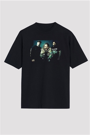 Cavalera Conspiracy Siyah Unisex Oversize Tişört T-Shirt