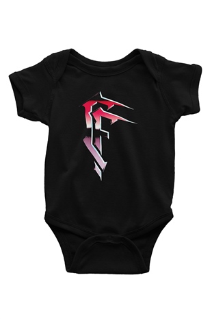 Celtic Frost Baskılı Unisex Siyah Bebek Body - Zıbın