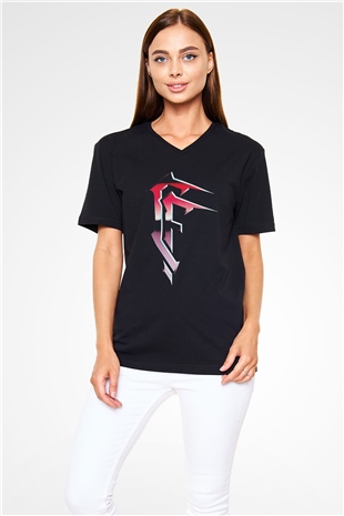 Celtic Frost Baskılı Unisex Siyah V Yaka Tişört - Tshirt