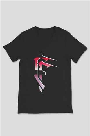 Celtic Frost Baskılı Unisex Siyah V Yaka Tişört - Tshirt