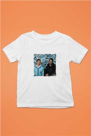Chainsmokers Baskılı Beyaz Çocuk Tişört