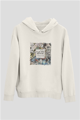 ChainsmokersBaskılı Beyaz Hoodie