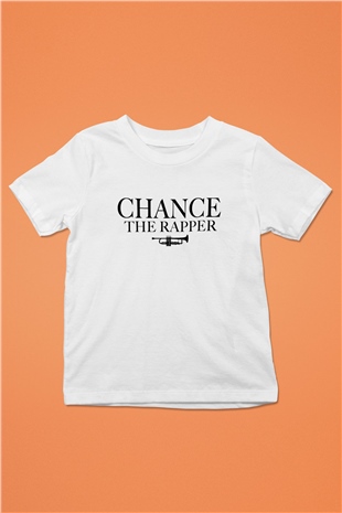 Chance The Rapper Baskılı Beyaz Unisex Çocuk Tişört