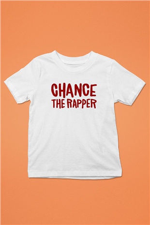 Chance The Rapper Baskılı Beyaz Unisex Çocuk Tişört