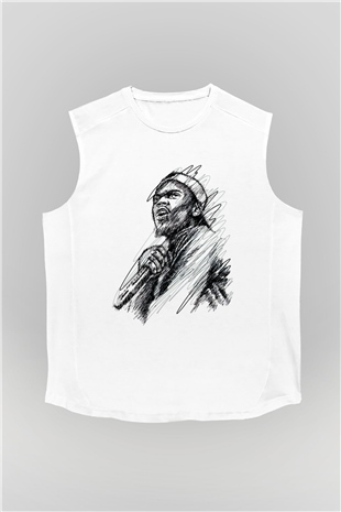 Chance The Rapper Beyaz Unisex Kolsuz Tişört