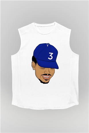 Chance The Rapper Beyaz Unisex Kolsuz Tişört