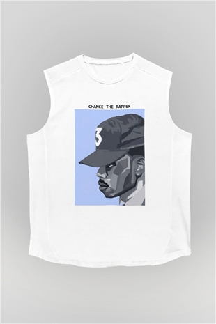 Chance The Rapper Beyaz Unisex Kolsuz Tişört