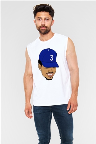 Chance The Rapper Beyaz Unisex Kolsuz Tişört