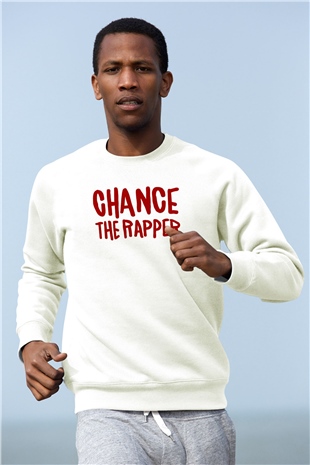 Chance The Rapper Beyaz Unisex Sweatshirt