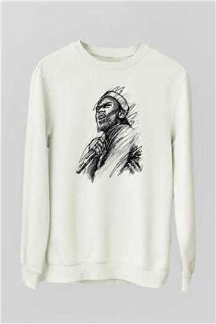 Chance The Rapper Beyaz Unisex Sweatshirt