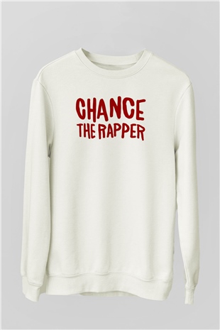 Chance The Rapper Beyaz Unisex Sweatshirt