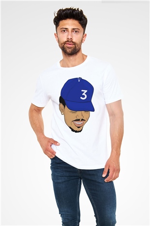 Chance The Rapper Beyaz Unisex Tişört T-Shirt - TişörtFabrikası
