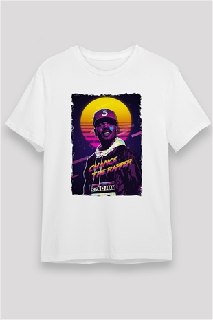 Chance The Rapper Beyaz Unisex Tişört T-Shirt - TişörtFabrikası