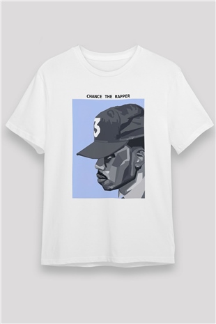 Chance The Rapper Beyaz Unisex Tişört T-Shirt - TişörtFabrikası