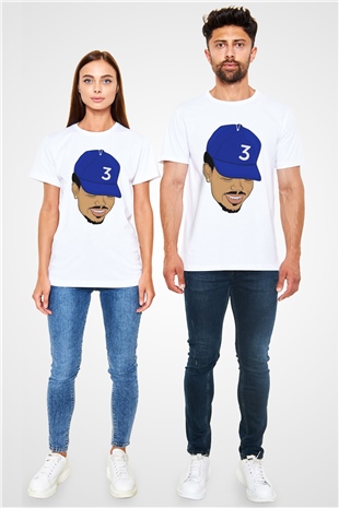 Chance The Rapper Beyaz Unisex Tişört T-Shirt - TişörtFabrikası