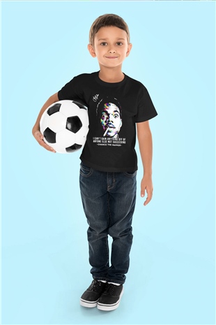Chance The Rapper Siyah Unisex Çocuk Tişört