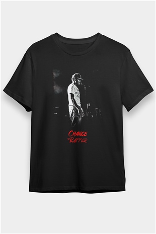 Chance The Rapper Siyah Unisex Tişört T-Shirt - TişörtFabrikası