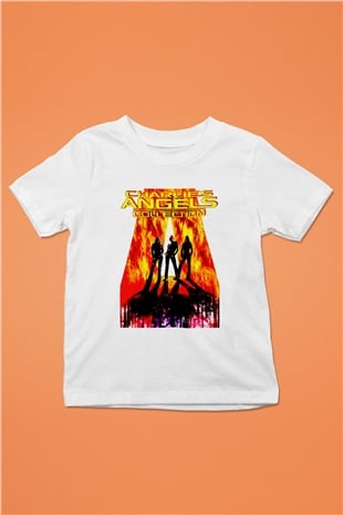 Charlies Angels Beyaz Unisex  Çocuk Tişört