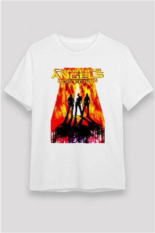 Charlies Angels Beyaz Unisex Tişört