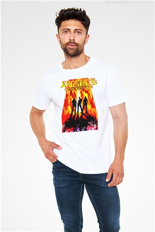 Charlies Angels Beyaz Unisex Tişört