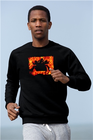 Charlies Angels Siyah Unisex Sweatshirt