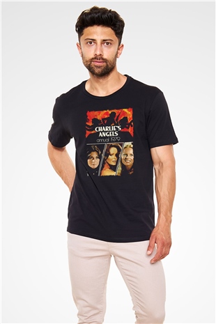 Charlies Angels Siyah Unisex Tişört