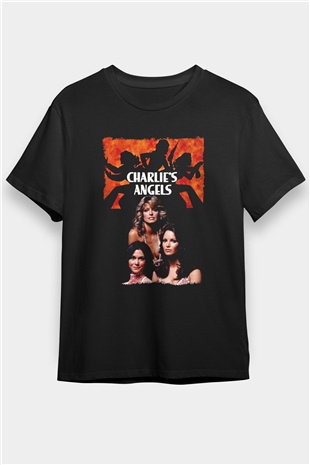 Charlies Angels Siyah Unisex Tişört