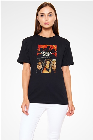 Charlies Angels Siyah Unisex Tişört