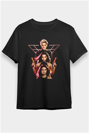 Charlies Angels Siyah Unisex Tişört