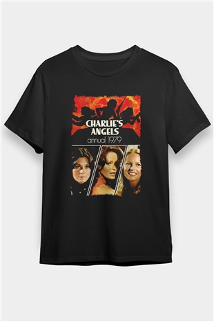 Charlies Angels Siyah Unisex Tişört