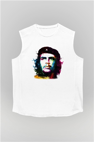 Che Guevara Beyaz Unisex Kolsuz Tişört