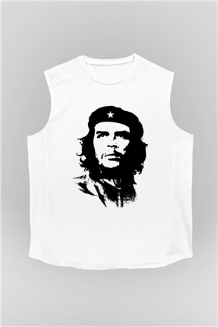 Che Guevara Beyaz Unisex Kolsuz Tişört
