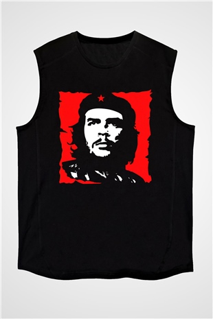 Che Guevara Siyah Unisex Kolsuz Tişört