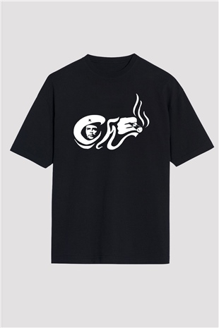 Che Guevara Siyah Unisex Oversize Tişört T-Shirt