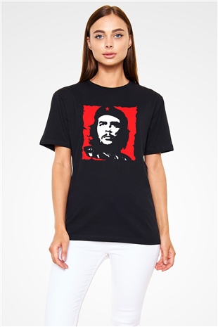 Che Guevara Siyah Unisex Tişört T-Shirt - TişörtFabrikası