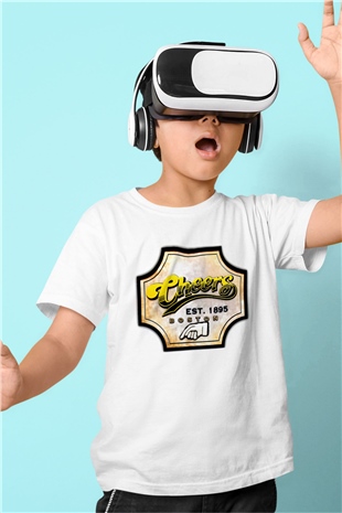 Cheers Siyah Unisex  Çocuk Tişört