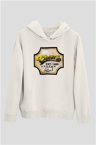 Cheers Siyah Unisex Hoodie