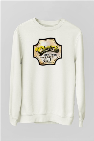 Cheers Siyah Unisex  Sweatshirt
