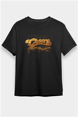 Cheers Siyah Unisex Tişört