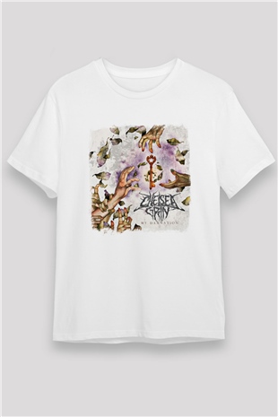 Chelsea Grin Baskılı Unisex Beyaz Tişört