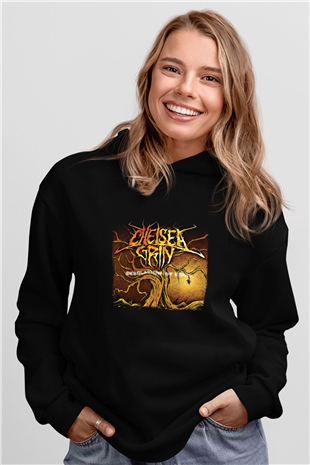 Chelsea Grin Baskılı Unisex Siyah Hoodie