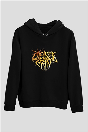 Chelsea Grin Baskılı Unisex Siyah Hoodie