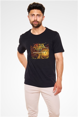 Chelsea Grin Baskılı Unisex Siyah Tişört