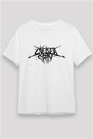 Chelsea Grin Beyaz Unisex Tişört T-Shirt - TişörtFabrikası
