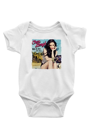 Cher Lloyd Beyaz Bebek Body - Zıbın