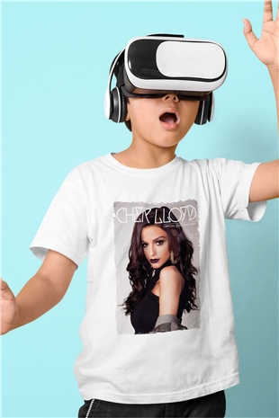 Cher Lloyd Beyaz Unisex Çocuk Tişört