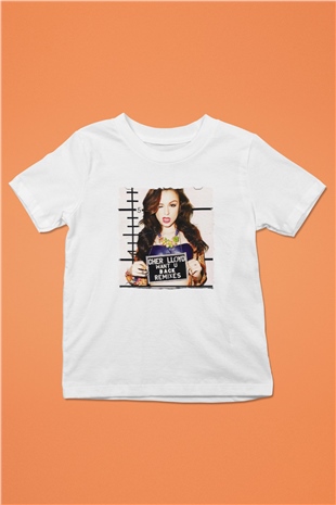 Cher Lloyd Beyaz Unisex Çocuk Tişört